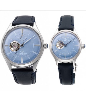 Orient Star Classic Semi Skeleton Pair RK-AT0203L RK-ND0012L